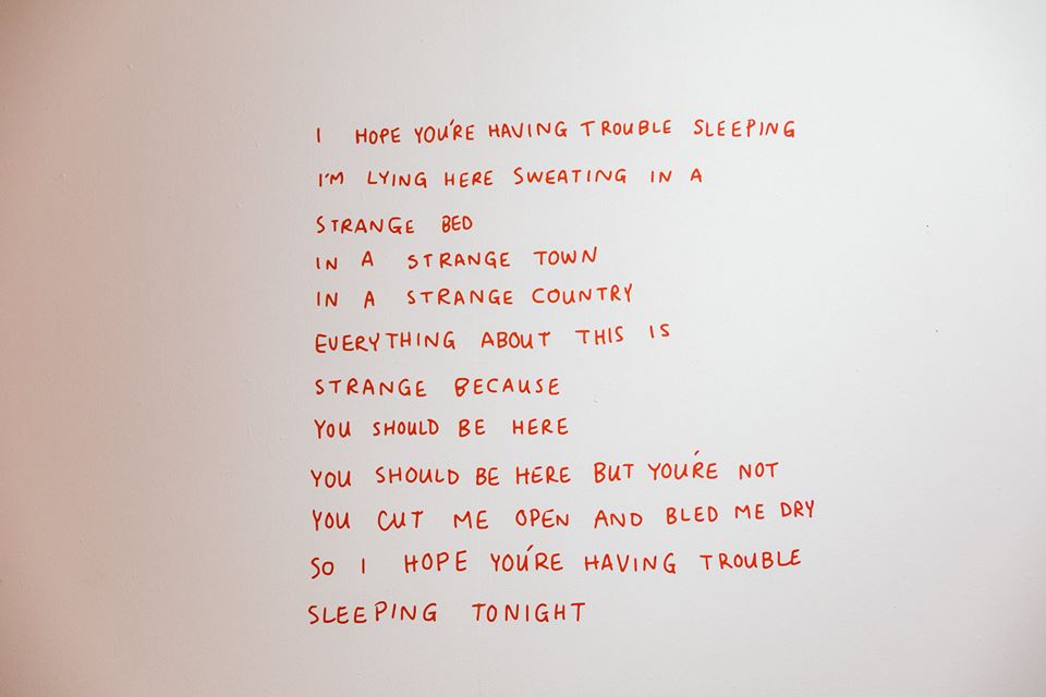 I HOPE YOU'RE HAVING TROUBLE SLEEPING — Frances Cannon
